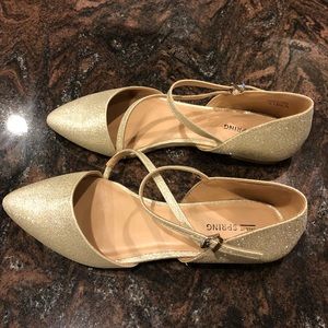 Call It Spring - Strap  Point Flat Shoes